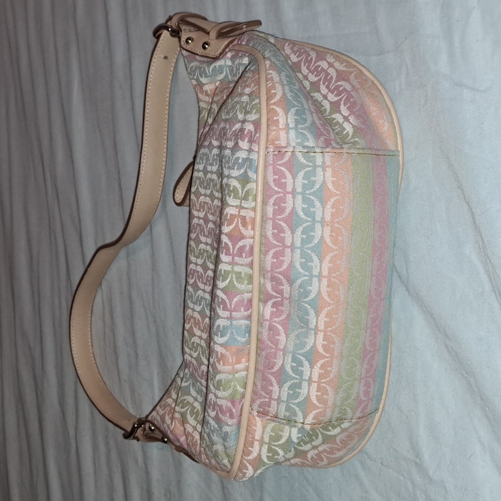 Fossil Hobo Bag Purse Pastal Summer - Picture 2 of 6